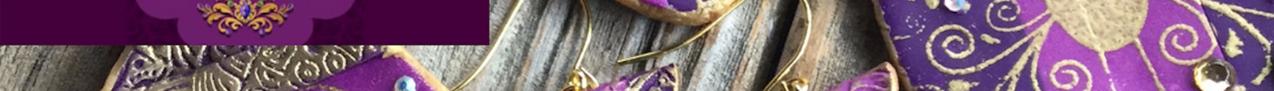 Make Eye Catching Polymer Clay Peacock Jewelry with Silkscreens, Powders and More