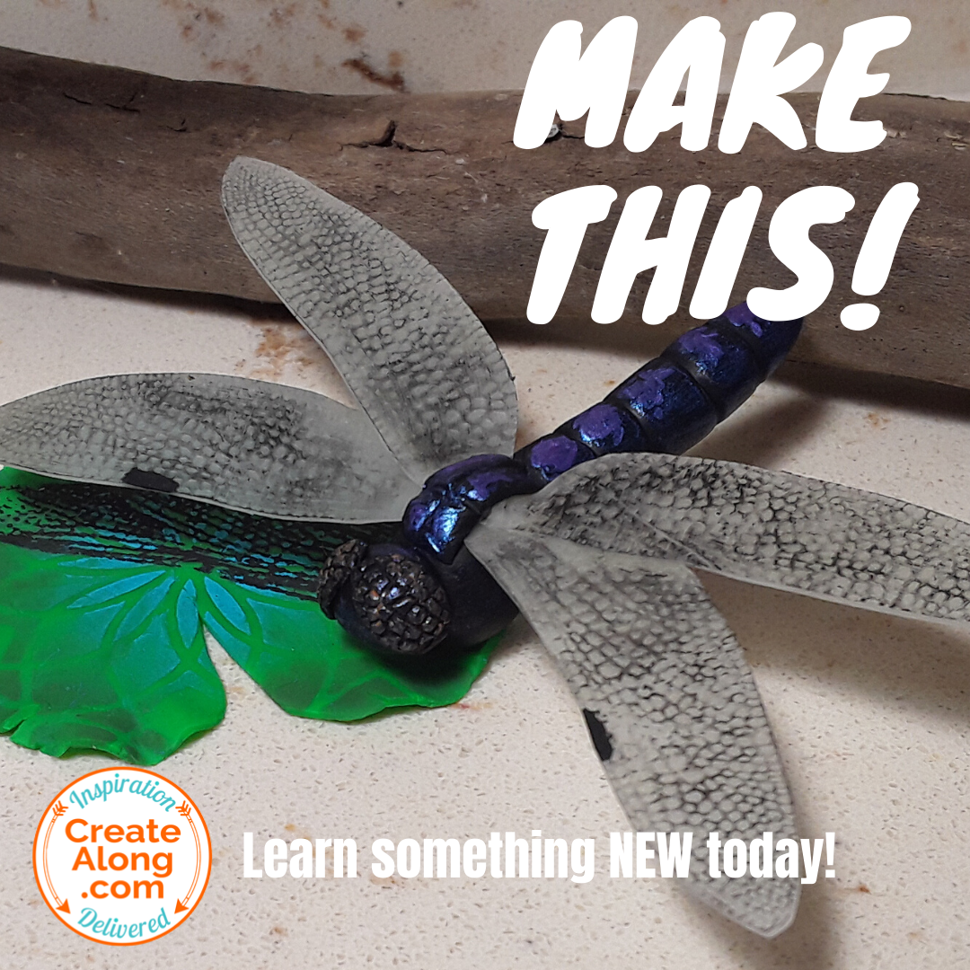 Sculpt a Polymer Clay Dragonfly!