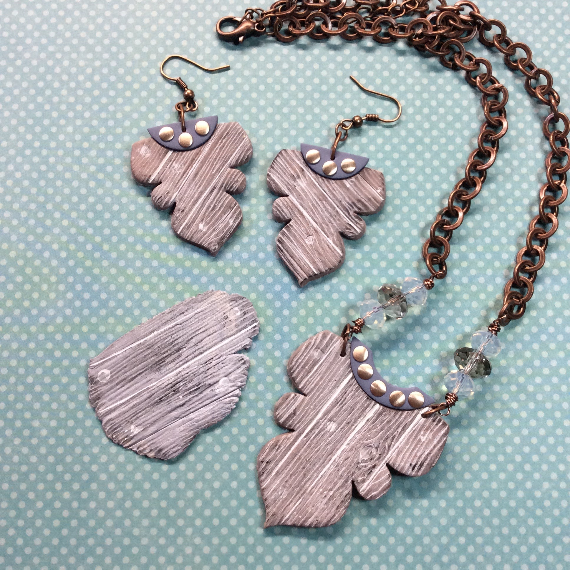 How to create faux weathered wood polymer clay year of veneer