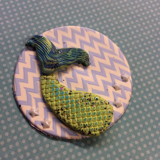 How to create a chevron polymer clay veneer background