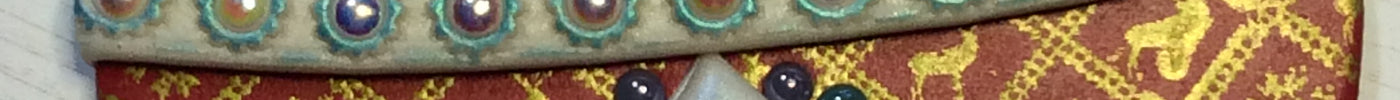 Create a silkscreend wood gift tag or holiday ornament with polymer clay