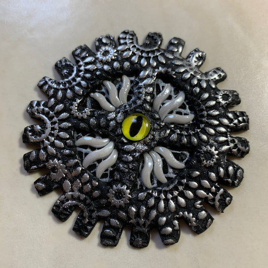 Creepy Polymer Clay Cog Wheel Eye Tutorial