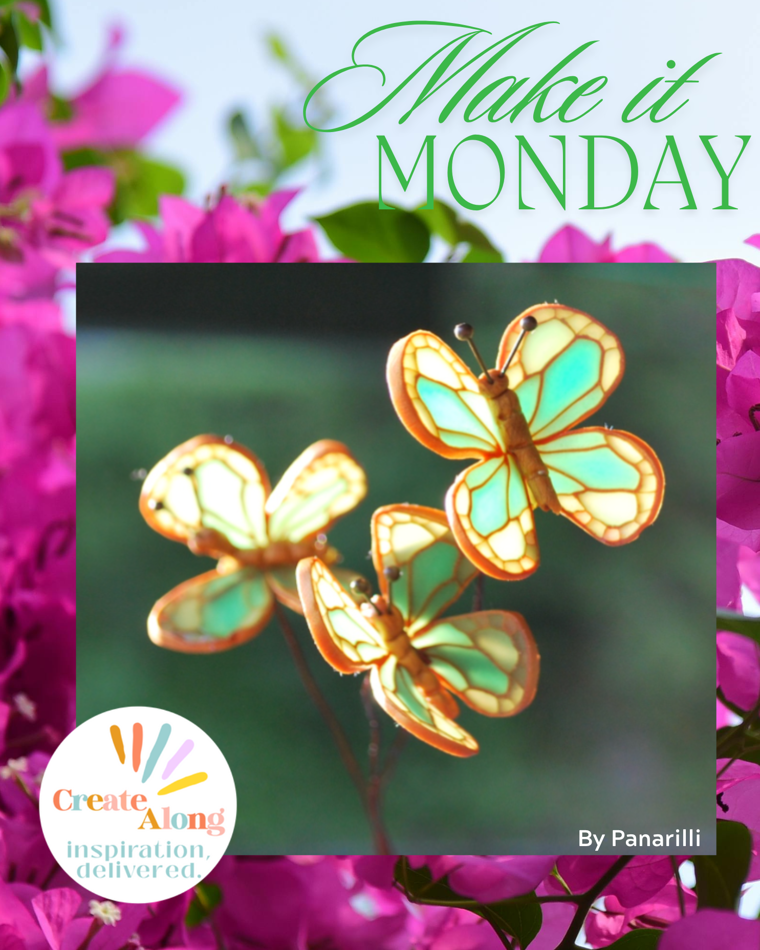 Butterfly Wing Cane - Its Make it Monday!