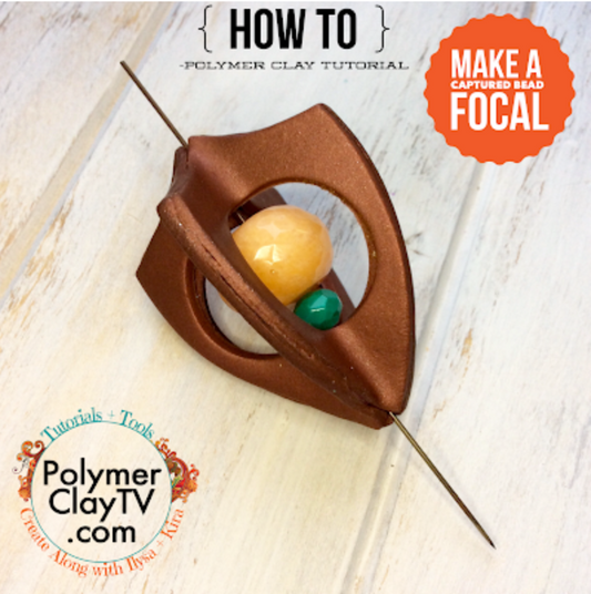 Making a more creative bead shape- imagination plus engineering equals polymer clay fun tutorials!