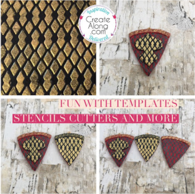 How to use templates stencils and cutters for a snakeskin look