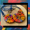 Make this Gorgeous Faux Dichroic Glass Polymer Clay Pendant