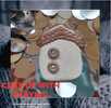 Make a Cozy "Sweater" House Pin with Polymer Clay