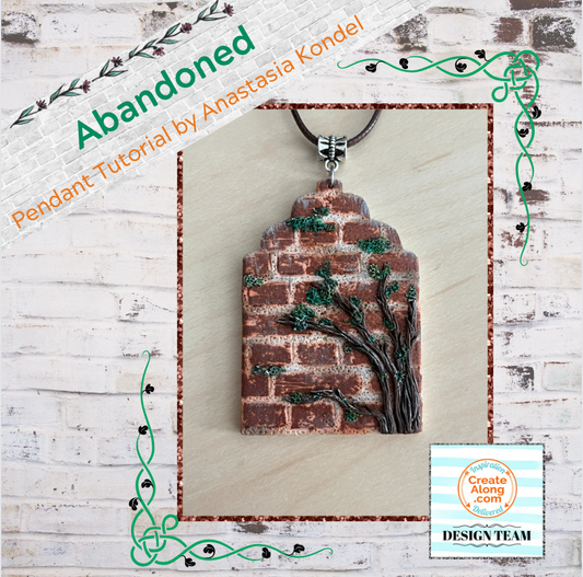 Make a Unique "Abandoned" Polymer Clay Pendant