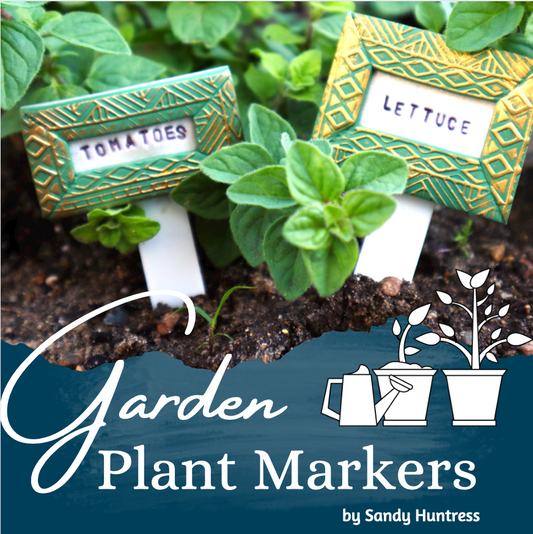 Make Polymer Clay Garden Plant Markers