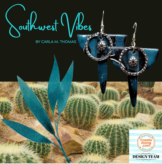 Southwest Vibes Earrings YOU Can Make with Polymer Clay!