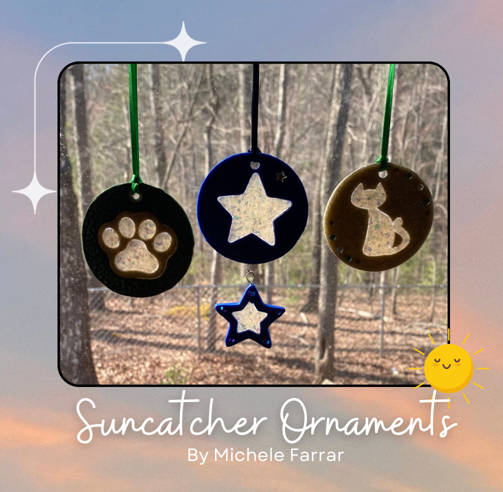 It's Going to be a Bright Sunshiny Day! Make SUNCATCHERS with Polymer Clay -  A Fun Project for All Ages!