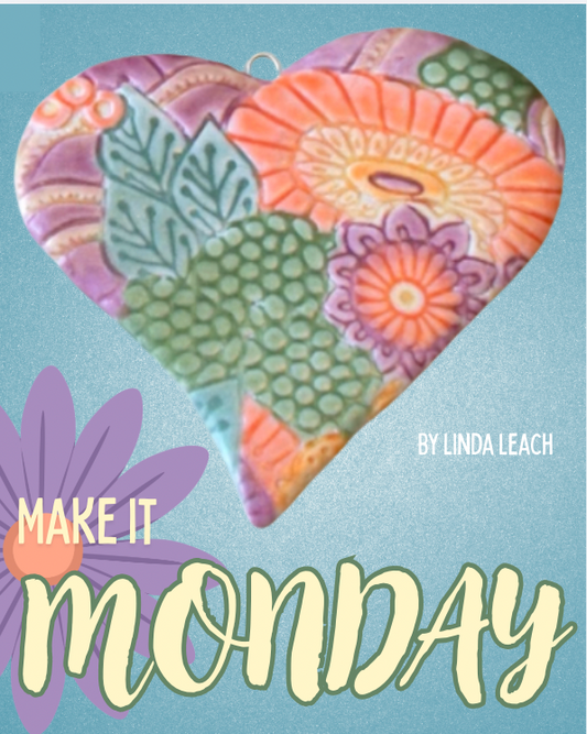 Gorgeous Glazed Polymer Hearts - It's Make it Monday