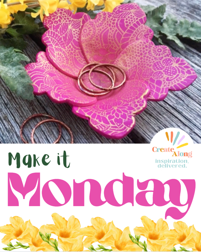 Flower Trinket Dish - Make it Monday!
