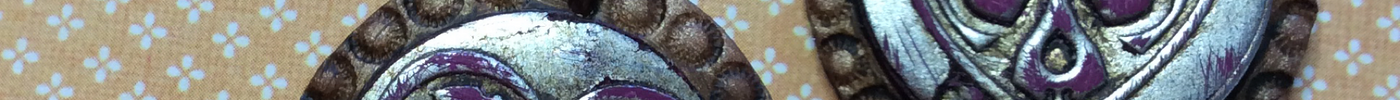 Create easy polymer clay heart earrings with Tejae Floyde's Romance TextureStax rubber stamps