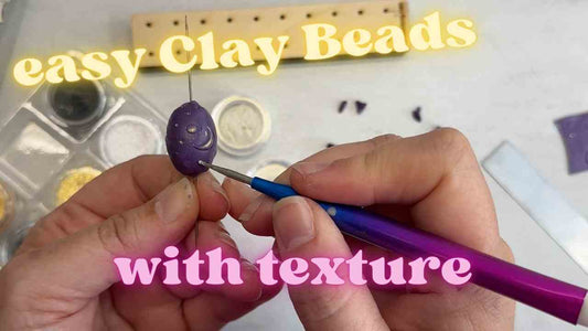 How to Make Stunning Polymer Clay Beads with Our Bead Baking Rack, Bead Pins, and More!