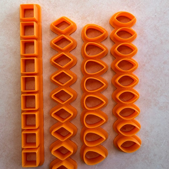 Mosaic Multi Tiles polymer clay cutter set