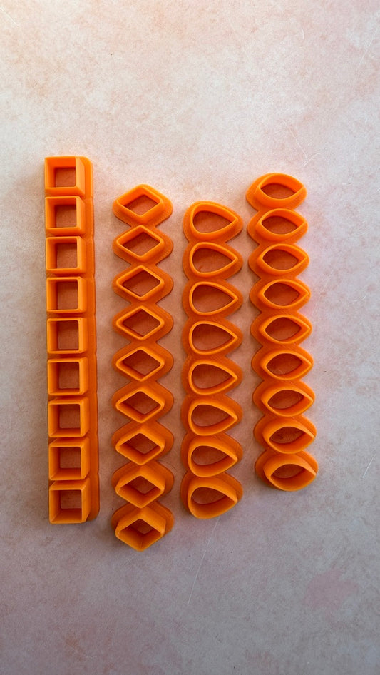 Mosaic Multi Tiles polymer clay cutter set