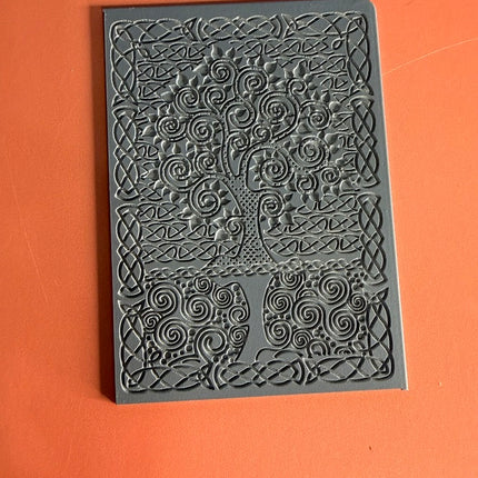 Celtic Knots Tree of Life Rubber stamp texture sheet