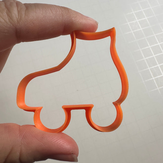 Retro Roller Skate Cutter | 80’s Throwback Polymer Clay Cutter for Keychains & Pendants - Create Along 