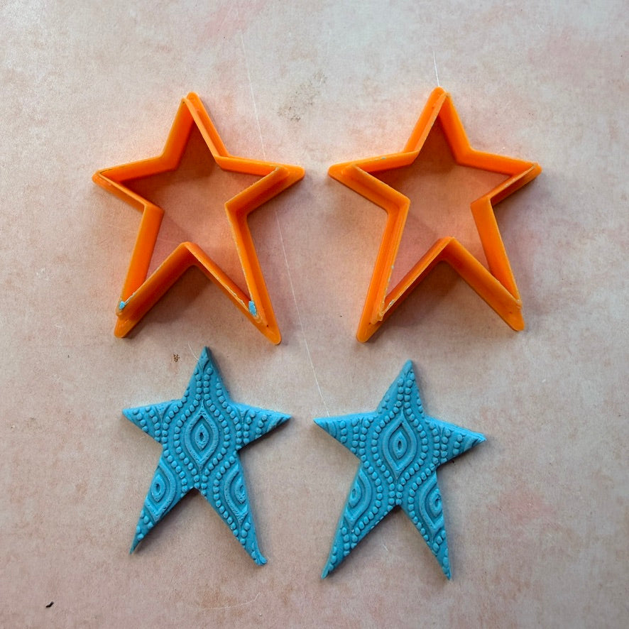 Super Star Mirrored Pair Retro Clay Cutter set