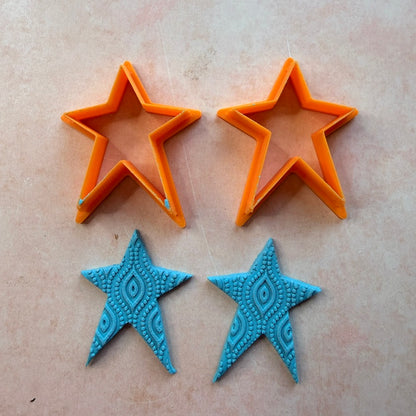 Super Star Mirrored Pair Retro Clay Cutter set