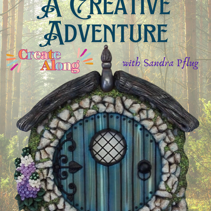 Clay Hobbit Style Fairy Door Online Workshop with Sandra Pflug - Create Along 