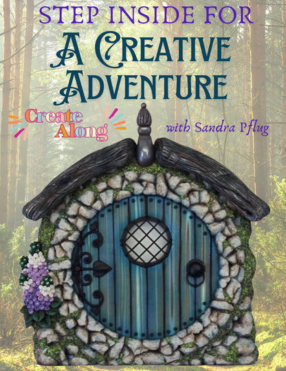 Clay Hobbit Style Fairy Door Online Workshop with Sandra Pflug - Create Along 