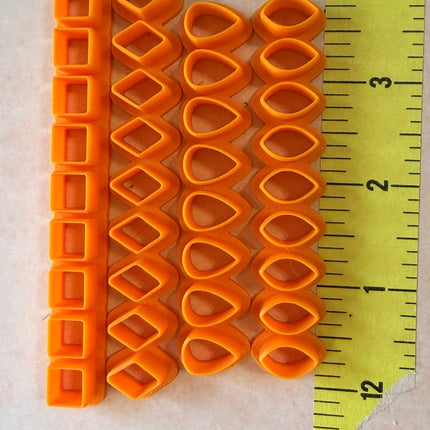 Mosaic Multi Tiles polymer clay cutter set