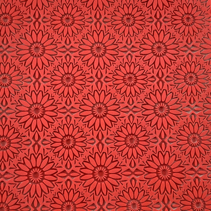 Sunflower Rubber Stamp Texture Sheet Mat for polymer clay metal clay mixed media art - Create Along 