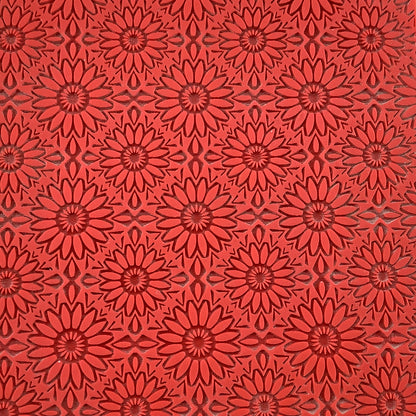Sunflower Rubber Stamp Texture Sheet Mat for polymer clay metal clay mixed media art - Create Along 