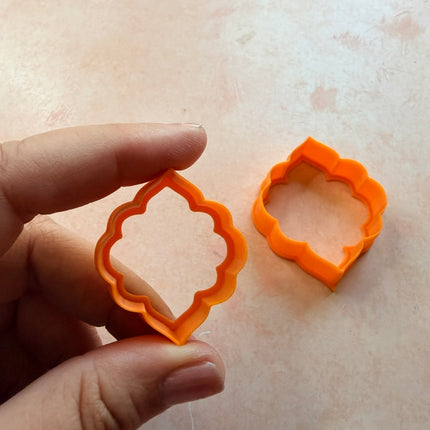 Ruffled Kiss polymer clay cutters