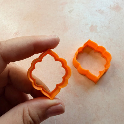 Ruffled Kiss polymer clay cutters