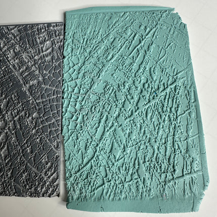 Tree Rings Wood Grain clay stamp oopsie - Create Along 