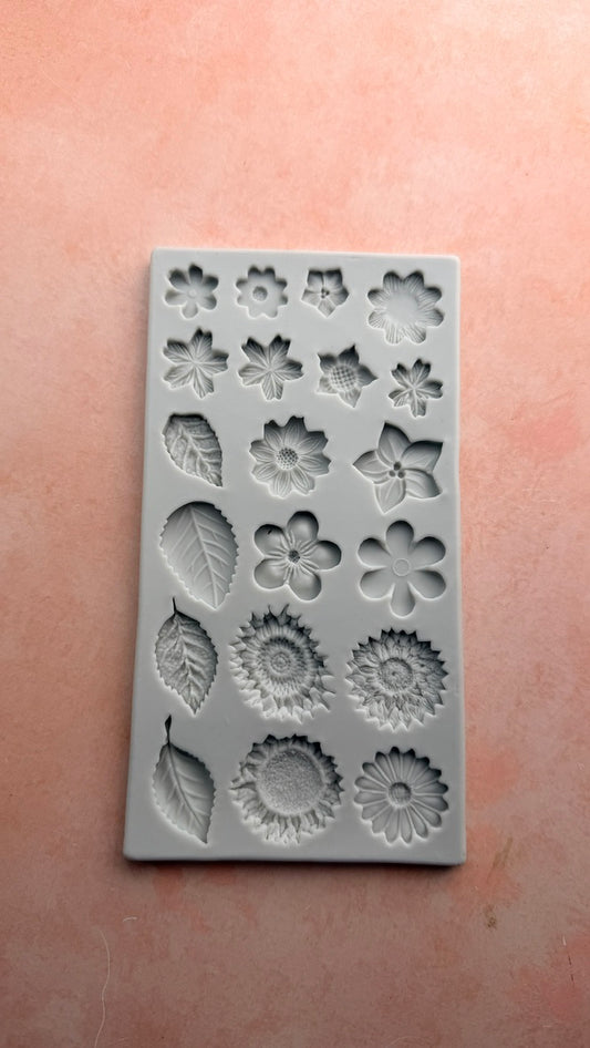 Big Multi-Flower Silicone Mold