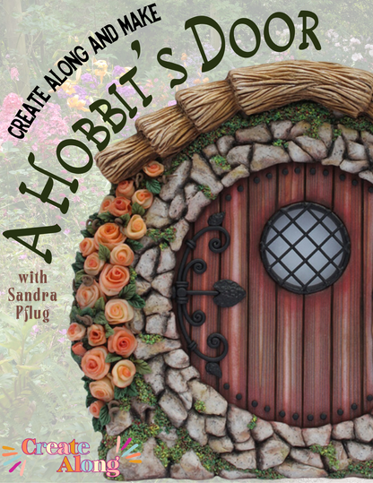 Clay Hobbit Style Fairy Door Online Workshop with Sandra Pflug - Create Along 