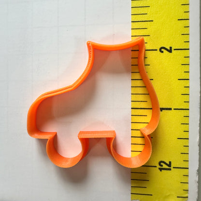 Retro Roller Skate Cutter | 80’s Throwback Polymer Clay Cutter for Keychains & Pendants - Create Along 