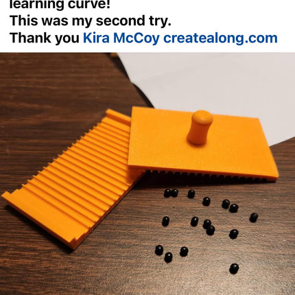 The BALLER polymer clay tiny petal bead ball making tool - Create Along 