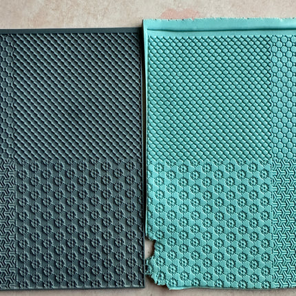 Mini Netting Polymer Clay Rubber Texture Stamp - Create Along 