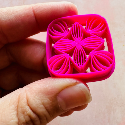 Lucy clay earring pendant cutter - Create Along 