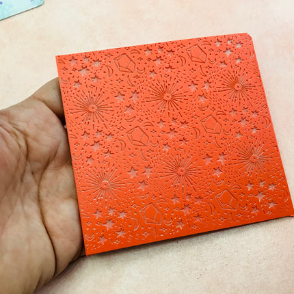 Esoteric Starshine Rubber Stamp Texture Sheet Mat for polymer clay metal clay mixed media art - Create Along 