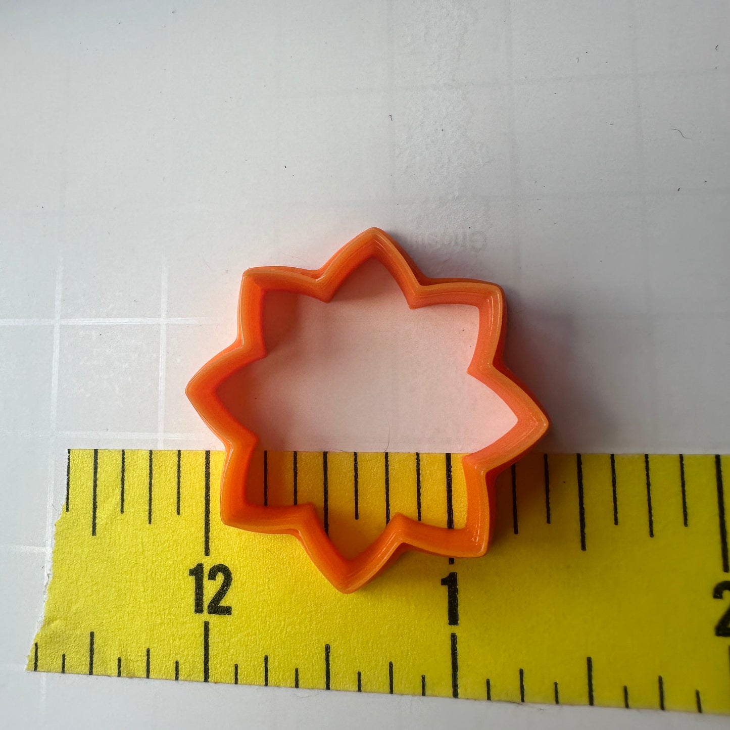 Lotus Flower Cutter | 1.25” Polymer Clay Cutter for Earrings & Jewelry