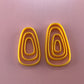 Abundant Drop basics polymer clay cutter set of 7 collar earrings