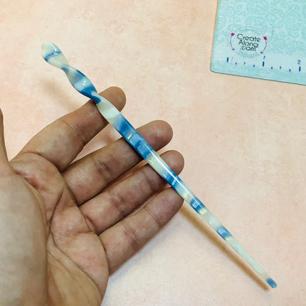Hair Stick to make bun cover and slide barrettes - Create Along 