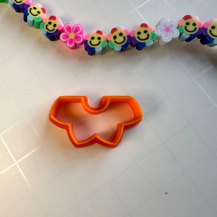 Flower Cutter #140 | Half-Flower Polymer Clay Cutter for Chandelier Earrings & Dangles - Create Along 