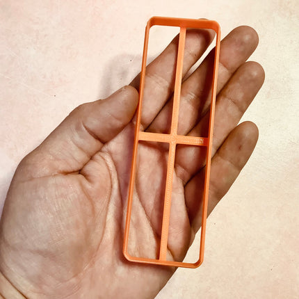 Clay bookmark Cutter Rectangle | polymer clay bookmark cutter - Create Along 