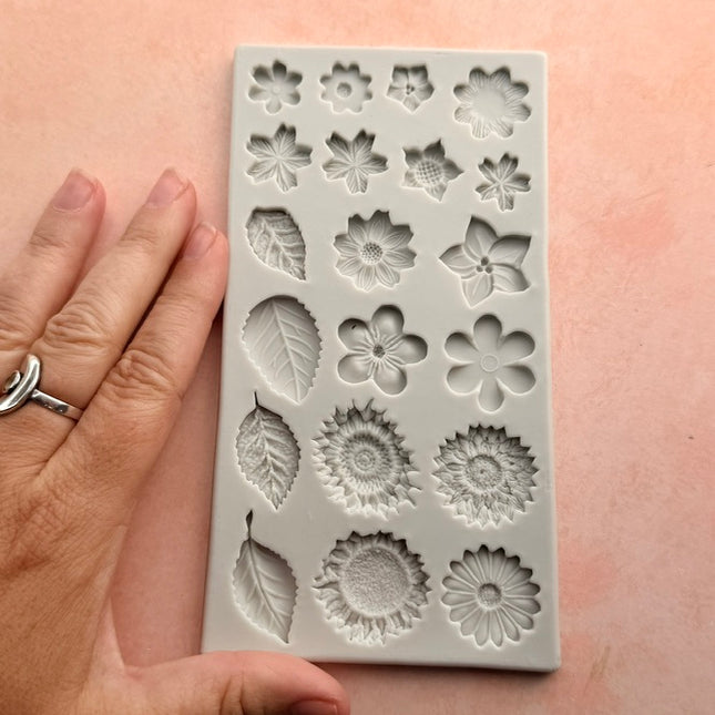 Big Multi-Flower Silicone Mold
