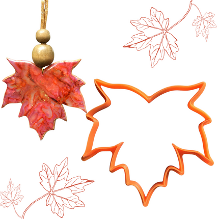 Big Ivy Leaf Leaves Fall Cutter for Polymer Clay and Mixed Media - Create Along 