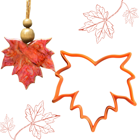 Big Ivy Leaf Leaves Fall Cutter for Polymer Clay and Mixed Media