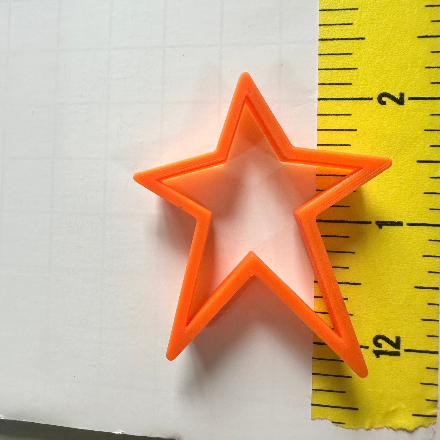 Superstar Retro Star Cutter | 80s Rockstar-Inspired Polymer Clay Cutter Earrings Keychains & Pendants