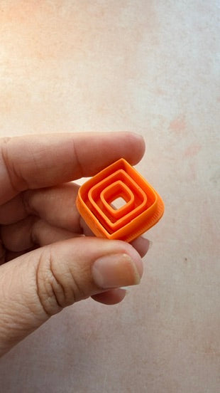 Diamond Deco clay earring cutter